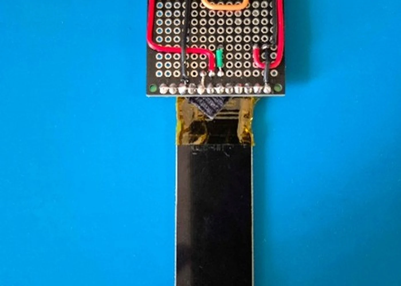 Okablowanie prototypu ESP32 z czujnikami